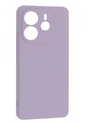Чехол silicone case full for xiaomi redmi note 14 4g eu lilac