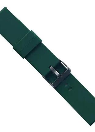 Ремешок silicone metal claps 22mm. alfa grass