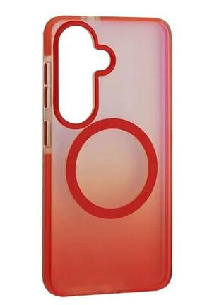 Чехол mystik magsafe case for samsung s26 cosmic orange