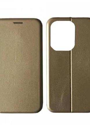 Чехол-книжка level for xiaomi redmi note 13 pro 4g/poco m6 pro 4g gold