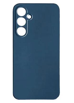 Чехол silicone case full for samsung a55 5g (a555) navy blue