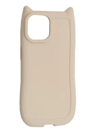 Чехол cat for iphone 13 pro max cream