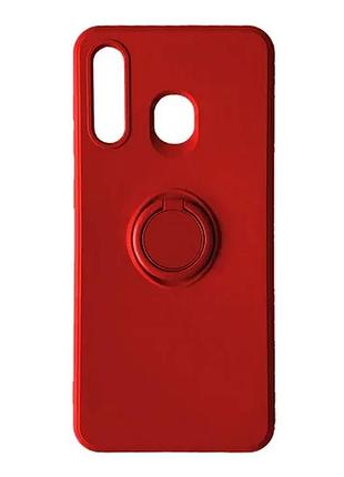 Чехол ring case для samsung a20/a30/a30s/a50s red