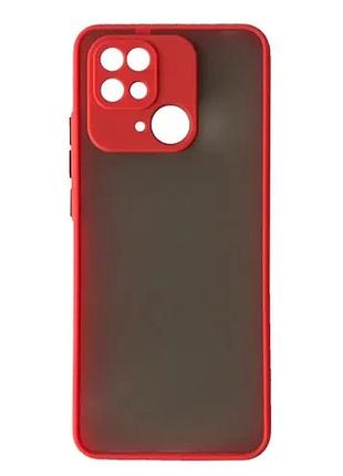 Чохол-бампер захисний gingle matte case xiaomi redmi 10c red