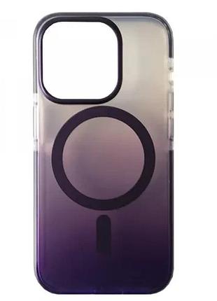 Чехол mystik magsafe case for iphone 14 purple