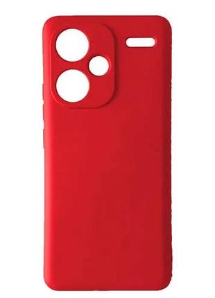 Чохол silicone case full for xiaomi redmi note 13 pro+ 5g red