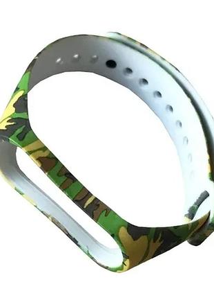 Ремінець для xiaomi mi band 3/4 camouflage green 1