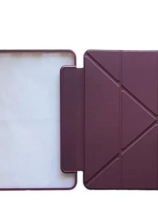 Чехол smart case clear for apple ipad air 4 10.9/air 5 10.9 dark red