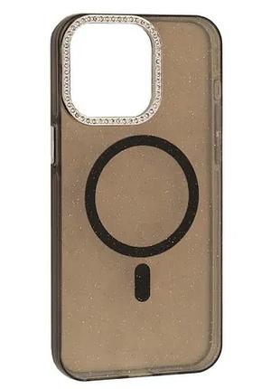 Чохол mirage heart magsafe for iphone 15 black