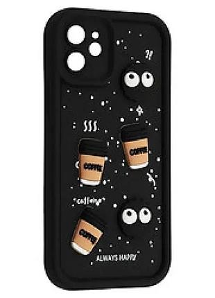 Чохол happy cookie case for iphone 11 black