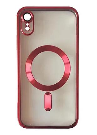 Чехол shining camera magsafe for iphone xr red