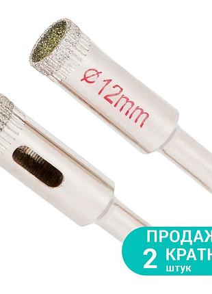 Коронки sigma алмазные по керамике и стеклу ø12 мм (кратно 2 шт)