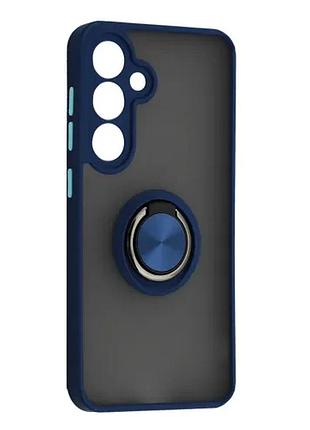 Чохол gingle ring case for samsung s24+ blue