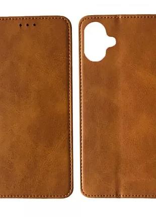 Чехол-книжка black tpu magnet for samsung a07 brown