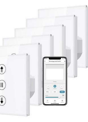 Wi-fi ролетный переключатель с функцией процентов, умный таймер, голосовое управление, совместимый с alexa/google home/smart life