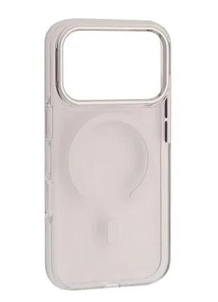 Чохол silver shield magsafe for iphone 17 pro max transparent прозорий