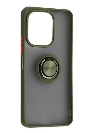 Чохол gingle ring case for xiaomi redmi 13 khaki