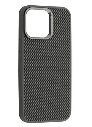 Чехол kevlar style magsafe for iphone 13 pro max grey