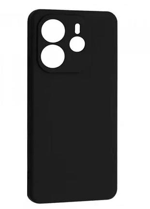 Чохол silicone case full for xiaomi redmi note 14 4g eu black