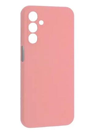 Чехол silicone case luxury для samsung a25 (a255) light pink