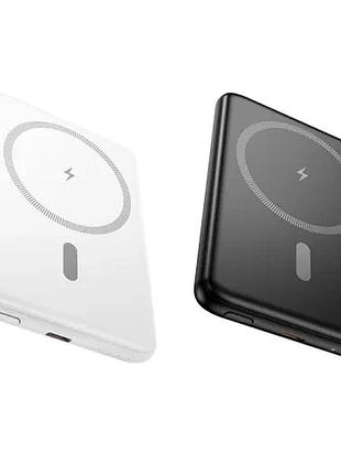 Умб hoco j140a tony pd20w ultra-thin magnetic power bank 5000mah white