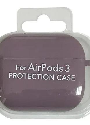 Чехол для airpods 3 silicone case/microfiber blueberry