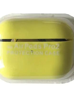 Чохол для airpods pro 2 silicone case/microfiber yellow