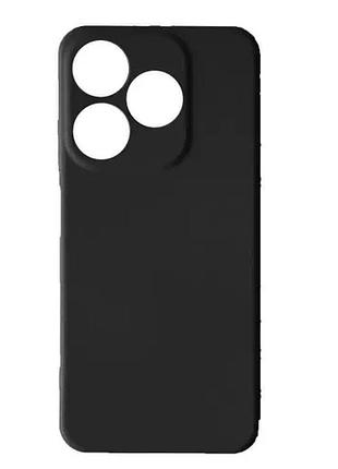 Чохол silicone case camera (no logo) для tecno spark 10/10c black