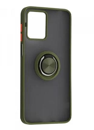 Чехол gingle ring case for motorola g13 4g/g23 4g khaki