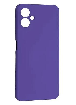Чохол silicone case camera (no logo) для samsung a06 (a065) lilac