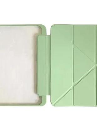 Чехол smart case clear for apple ipad 10/11-generation 2022/2025 10.9 light green
