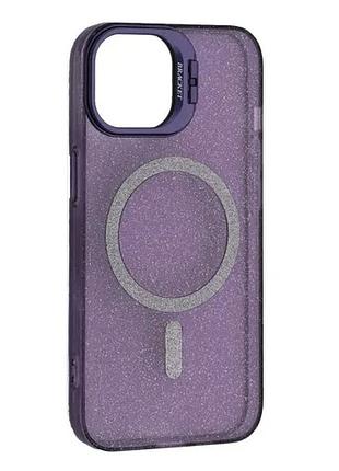 Чехол pro crystalshine fortable magsafe for iphone 13 pro max purple