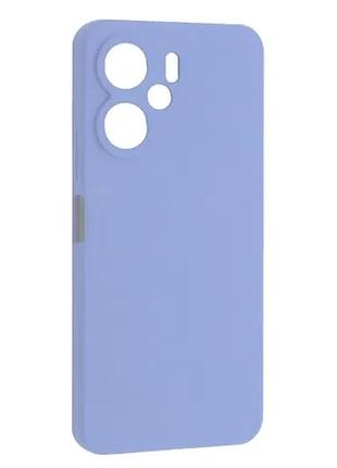 Чехол silicone case luxury для xiaomi redmi 13c 4g/5g /poco c65 lilac