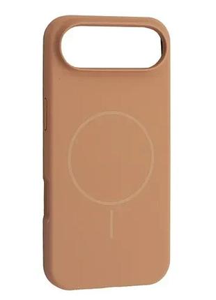 Чохол silicone case with magsafe for iphone 17 air desert gold