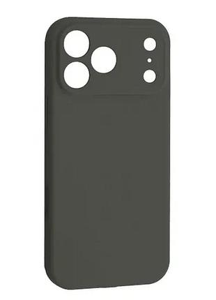 Чехол silicone case camera protective for iphone 17 pro max (78) clay