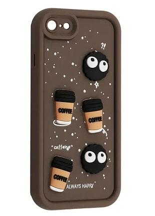 Чохол happy cookie case for iphone 7/8 brown