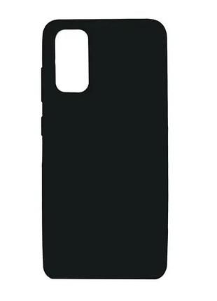 Чехол silicone case full for samsung s20 black