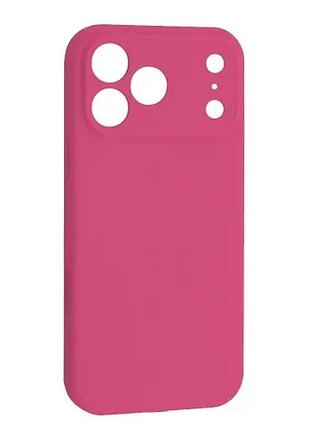 Чехол silicone case camera protective for iphone 17 pro (54) dragon fruit
