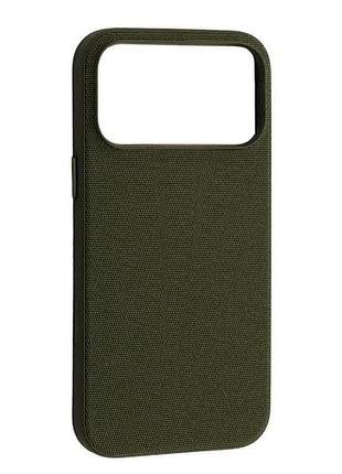 Чехол techwoven case with magsafe for iphone 17 pro green