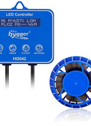 Волнующий hygger 24v dc с контроллером, для аквариума объемом 280-750 л, 6 режимов волн, регулируемая скорость потока воды