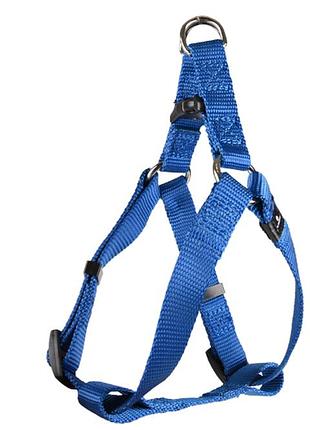 Шлейка flamingo harness step&go ziggi blue 25 . 45 см 15 мм