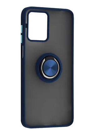 Чехол gingle ring case for motorola g13 4g/g23 4g blue