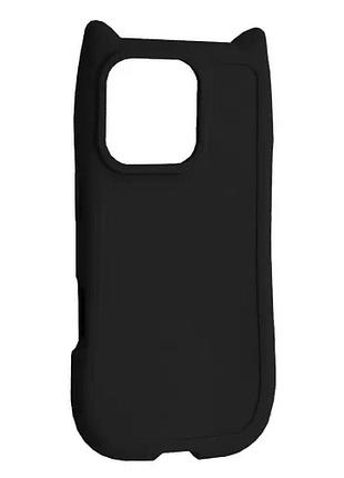 Чехол cat for iphone 16 pro max black