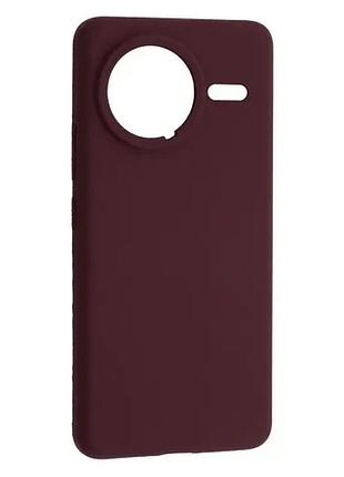 Чохол silicone case luxury для xiaomi poco f7 pro/f7 ultra marsala
