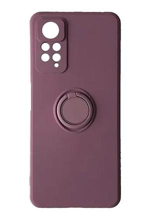 Чехол ring case для xiaomi redmi note 11 pro cherry purple