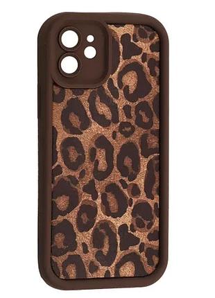 Чохол leopard case for iphone 11 brown 4