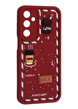 Чохол happy для samsung a25 (a255) marsala