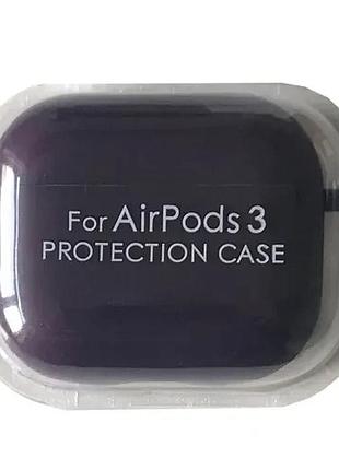 Чехол для airpods 3 silicone case/microfiber elderberry
