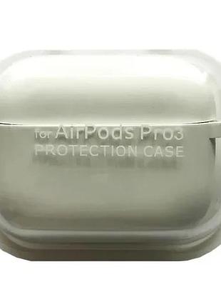 Чохол для airpods pro 3 silicone case/microfiber white