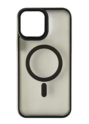Чехол perfect case with magsafe for iphone 15 pro max titanium black